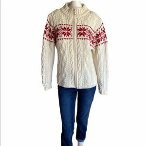 Aran Ireland Sweater 100% Wool Sz Large